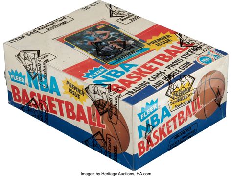 1986 fleer unopened box